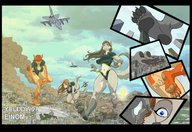 drawing crush feet vore furry macro anthro city color destruction buildings helicopter military nikki canine airplane emily yellow07 panels einom yinnah