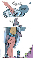 giantess insertion pussy panties vore blonde comic mamabliss cum shrunken_men digested swallowed sandwich hugo_and_kimberly macabre youre_no_fun pooped