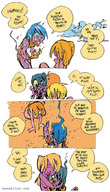 giantess insertion pussy panties vore blonde comic mamabliss cum shrunken_men digested swallowed sandwich hugo_and_kimberly macabre youre_no_fun pooped