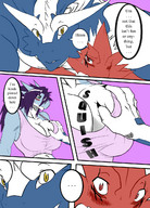 breasts drawing female growth macro dragoness dragon color giant massive bliss ryakira amelia