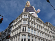 collage blonde buildings low_angle wonderslug looking_down point_of_view looking_at_viewer adrianna_daniels behind_building