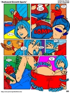 breasts growth giantess feet comic butt ripped_clothing