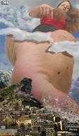 crush collage feet destruction barefoot brunette mikeyboy foot_crush cruel mountains clouds point_of_view