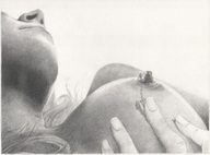 breasts drawing crush nude finger military tank hand pencil_drawing soldiers bendysky