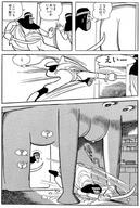 growth giantess nude manga monochrome small_men indoors