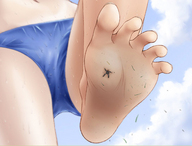 drawing crush panties low_angle cruel foot_pov manzi point_of_view stuck_body