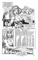 growth giantess comic monochrome cleavage garganta growth_chart
