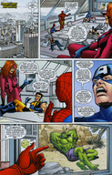 giantess mega comic story storm avengers giant_girl new_york_city wolverine iron_man hulk spider_man captain_america janet_van_dyne marvel_comics avengers_tower
