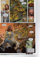 breasts growth giantess mega comic brunette red_hair ant-man giant_girl belt laboratory_complex janet_van_dyne marvel_comics hank_pym