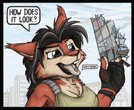 drawing furry color tongue cerberus funny panels