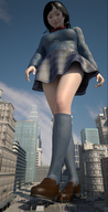 city buildings shoes low_angle socks looking_down streets point_of_view tiny_mk happy_birthday_bea giantess_beatrice