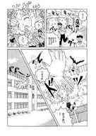 drawing growth giantess crush manga blonde monochrome long_hair destruction buildings outgrowing_building somari hand school uniform indoors