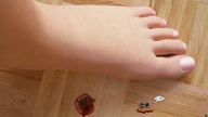 crush feet barefoot blood shrunken_men under_foot darkangle989 tiny_mk angles_playground digital_render