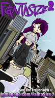 drawing giantess city color barefoot buildings chibichan fantasize misery streets vehicles poster fantasize_2