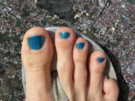 giantess collage feet city wet sandals flip_flops kitsugai