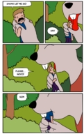 giantess vore furry comic color digestion story shrunken_men shrunken_woman mousani