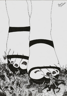 drawing giantess feet mega monochrome high_heels anime military marcos_snowbell sandals foot_crush pen_paper cruel
