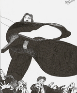 drawing giantess feet mega monochrome high_heels soles anime scared marcos_snowbell foot_crush shrunken_people pen_paper cruel point_of_view