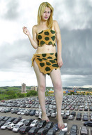giantess crush collage blonde handheld barefoot low_angle looking_down cruel hand_crush vehicles edison fist under_foot vehicle_crush leopard_print