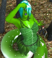 giantess snake_girl boomgts digital_render