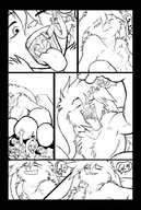 drawing vore furry comic monochrome cownugget
