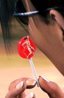 nude vore handheld finger shrunken_men tontoblackadder sticky_situation looking_at_tiny digital_render
