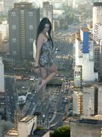 giantess crush feet city vehicles kristina