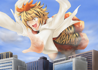 giantess city touhou yellow_eyes dautsen