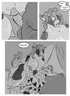 giantess nude furry size_difference comic huge_breasts story