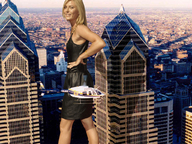 giantess collage city blonde clothed helicopter skyscraper philadelphia looking_at_viewer maria_sharapova accasbel maria sharapova