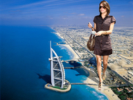 giantess collage city clothed beach ocean brunette walking sunglasses sky garcia_accasbel eva_longoria suburbs dubai oceanfront