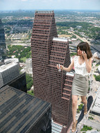 giantess collage feet city clothed brunette wonderslug skyscraper foot_print selena_gomez sgg holding_vehicle