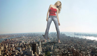 giantess collage city mega blonde destruction clothed wonderslug skyscraper under_foot tetyana_piskun