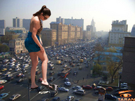 giantess collage city clothed streets vehicles flip_flops taran crushed_car khloe_kardashian