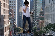 giantess collage feet city destruction clothed fire streets smoke nikemd vanessa_hudgens between_buildings vhg holding_crushed_bus