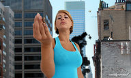 giantess collage city handheld buildings helicopter palm nikemd rooftop_observer looking_at_tiny