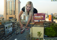 giantess collage city blonde buildings helicopter hand cruel streets finger_crush vehicles beregous jenni_czech crushed_car looking_at_tiny