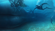 giantess collage nude underwater