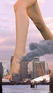 collage feet city mega destruction legs skyscrapers smoke rachel microjb giantess_rachel