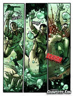 comic blood shrunken_men running cruel hand_crush giantessfan running_away giantess_hand