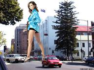giantess collage clothed high_heels legs streets vehicles maxcat clothing looking_at_viewer