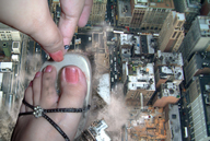 micro city mega destruction finger unknown_artist shrunken_people skyscraper between_toes pedicure between_fingers manicure giantess_feet downward_angle