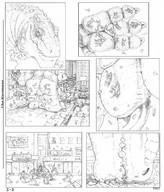 drawing crush feet vore city dragon comic monochrome destruction giant foot_crush reptile 5-d mass_vore