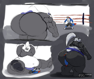 drawing panties anthro color butt underwear bbw kazecat elephant between_buttcheeks