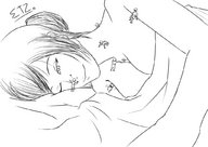 drawing gentle giantess monochrome cleavage climbing shrunken_men etz