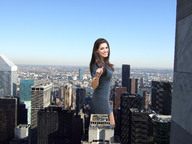 giantess collage city clothed brunette wonderslug skyscrapers clothing kelly_brook between_buildings rooftop_view crushed_helicopter
