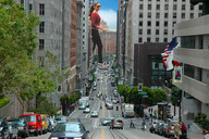 giantess collage city clothed high_heels buildings wonderslug walking sunglasses streets vehicles clothing kelly_brook