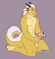 drawing micro furry macro horns masturbation tail anthro color cum giant male penis castle