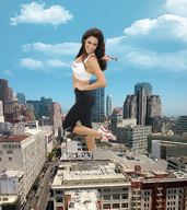 giantess collage city helicopter brunette wonderslug sneakers skyscrapers sky kelly_brook