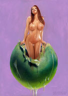 drawing nude color egg